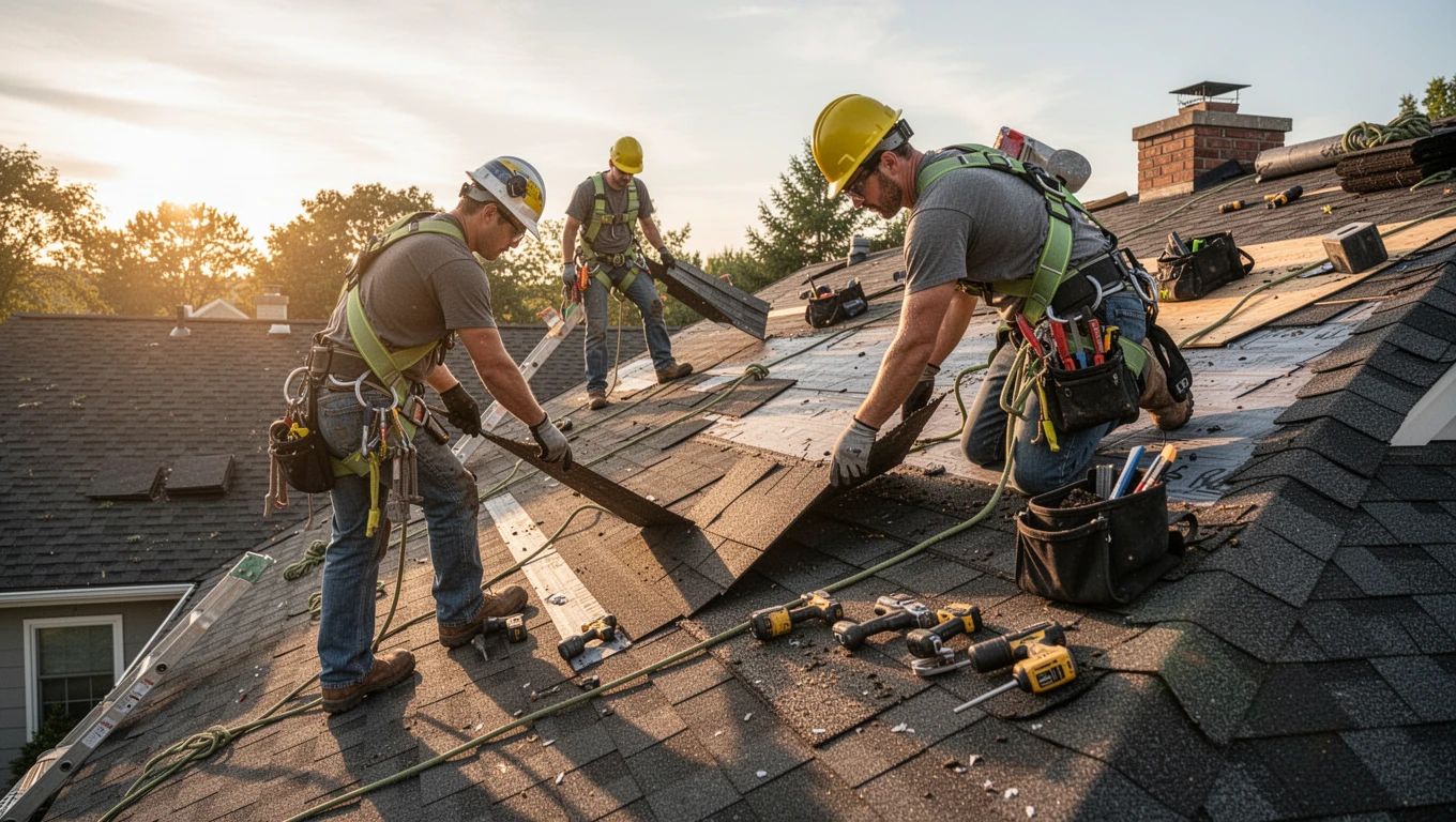American Restoration Roofing — Roofing services